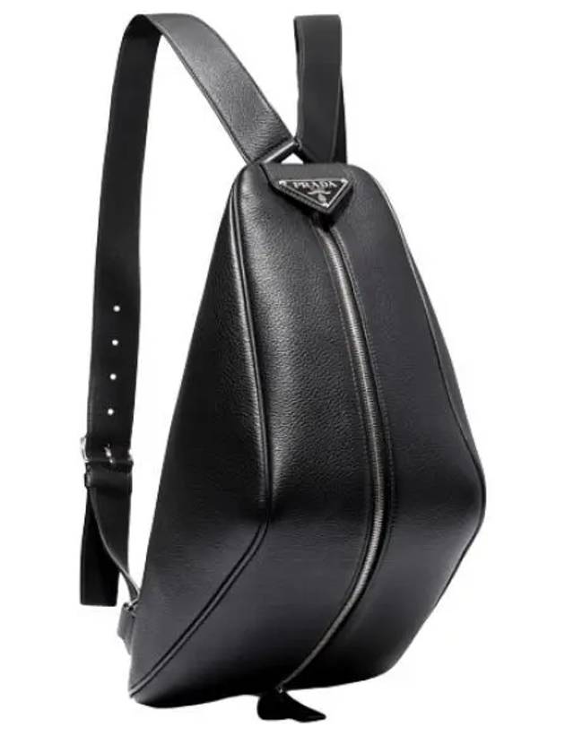 leather backpack bag men - PRADA - BALAAN 1