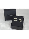 CC Logo Pearl Stud Earrings Gold - CHANEL - BALAAN 3