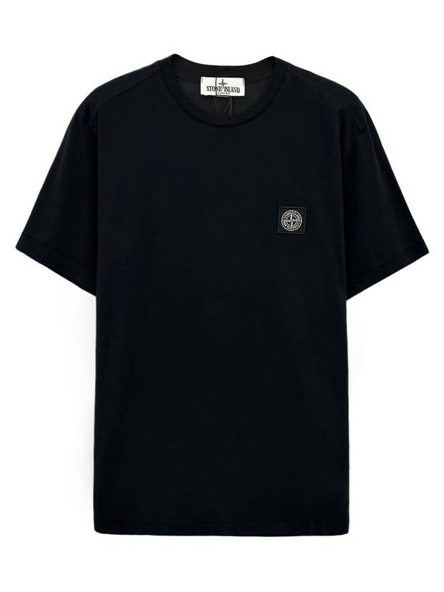 Kids 30/1 Cotton Jersey Short Sleeve T-Shirt Black - STONE ISLAND - BALAAN 2