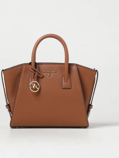 Michael Michael Kors Avril bag in grained leather with shoulder strap - MICHAEL KORS - BALAAN 1