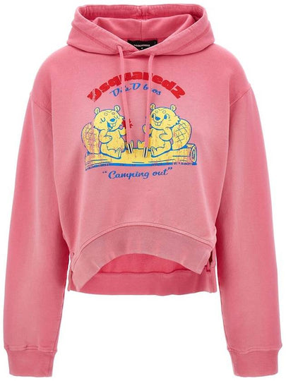 Hooded Sweatshirt S75GU0509S25539243 Pink - DSQUARED2 - BALAAN 2