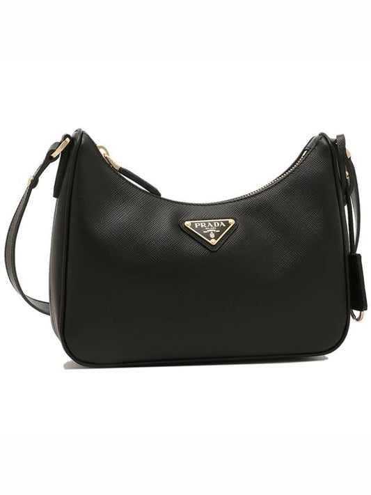 Re-Edition Saffiano Leather Mini Bag Black - PRADA - BALAAN 2