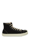 Tabi Split Toe High Top Sneakers Black - MAISON MARGIELA - BALAAN 2