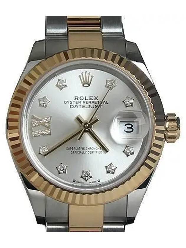 Rolex 279173 10 Point 18K Yellow Combination Star Diamond Oyster Datejust 28MM Women s Watch - ROLEX - BALAAN 1