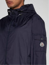 Etiache Rain Hooded Zip Up Blue - MONCLER - BALAAN 4