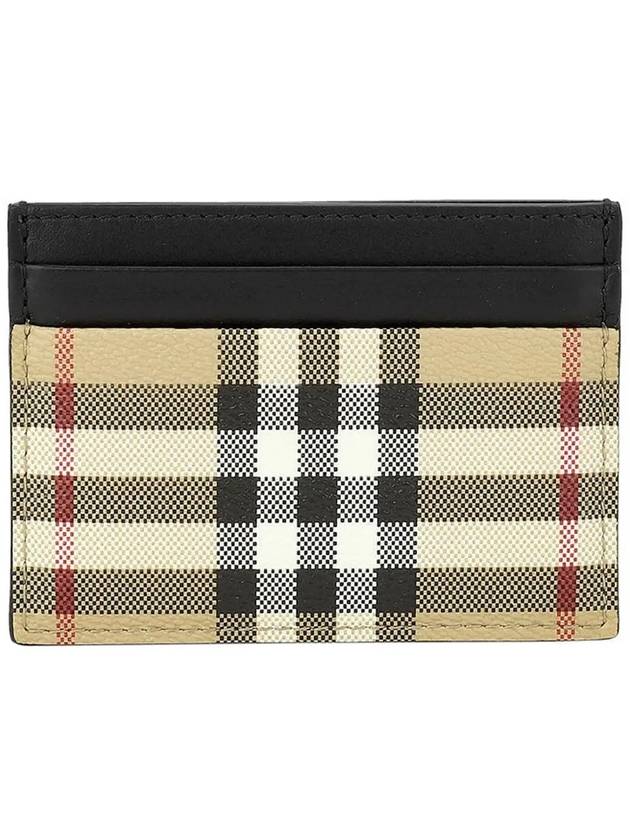 Vintage Check Card Wallet Beige - BURBERRY - BALAAN 2