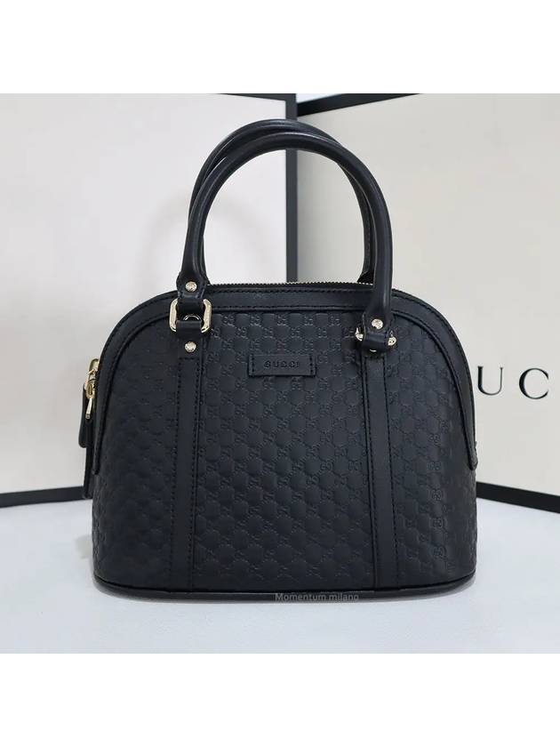 Microssima Small Dome Tote Bag Black - GUCCI - BALAAN 2