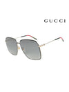 Sunglasses GG0394S 001 Square Metal Men Women - GUCCI - BALAAN.