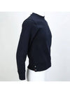 4 Bar Loopback Jersey Sweatshirt Navy - THOM BROWNE - BALAAN 3