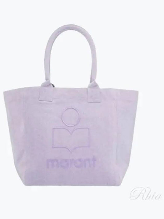 Yenky Embroidered Logo Small Tote Bag Lilac - ISABEL MARANT - BALAAN 2