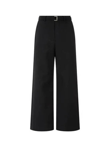 Men s Belted Shooting Bonding Pants Black - SACAI - BALAAN 1