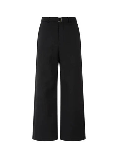 Men s Belted Shooting Bonding Pants Black - SACAI - BALAAN 1