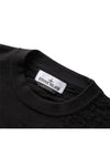 Soft Cotton Crewneck Knit Sweatshirt Black - STONE ISLAND - BALAAN 5