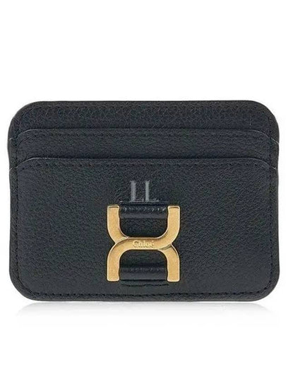 Marcie Leather Card Wallet Black - CHLOE - BALAAN 2