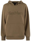 SAPORE logo embroidery hoodie camel 2429946031 004 - MAX MARA - BALAAN 1