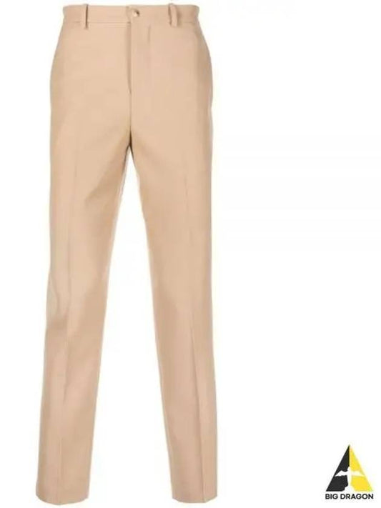 Slacks Pants Beige JM01181WT0020 - MAISON KITSUNE - BALAAN 1