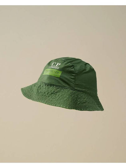 Logo Print Bucket Hat Green - CP COMPANY - BALAAN 2