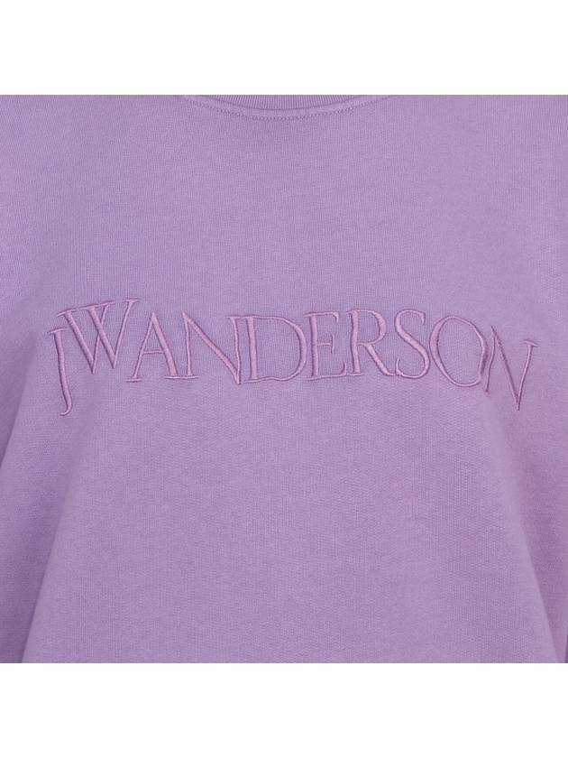 Women's Sweatshirt with Logo JW0123 PG1390 700 PURPLE - JW ANDERSON - BALAAN 11