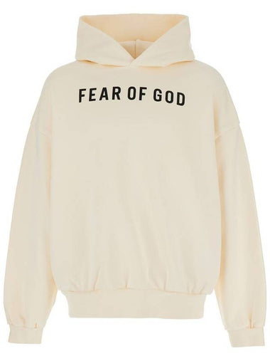 Beige Hoodie With Logo Lettering On The Front In Cotton Man - FEAR OF GOD - BALAAN 1