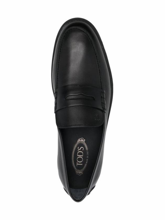 Men's Leather Penny Loafer Black - TOD'S - BALAAN 11