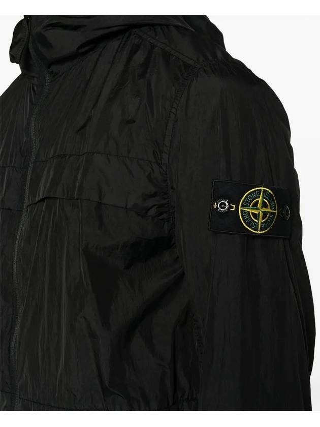 Garment Dyed Crinkle Reps R-Nylon Jacket Black - STONE ISLAND - BALAAN 6