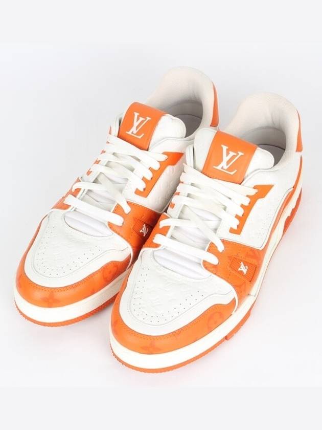 LV trainer sneakers orange 9 280 - LOUIS VUITTON - BALAAN 1