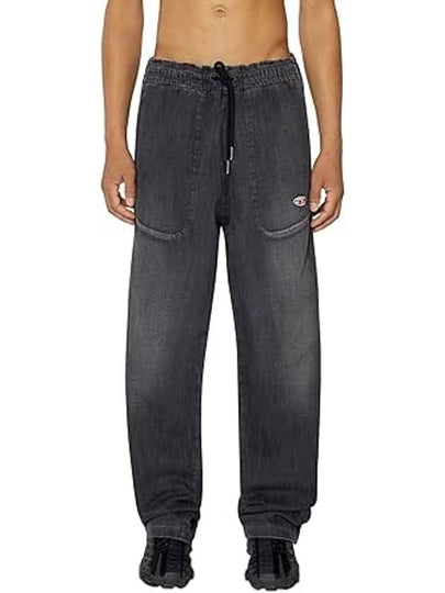 D Martians Track Jeans Black - DIESEL - BALAAN 2