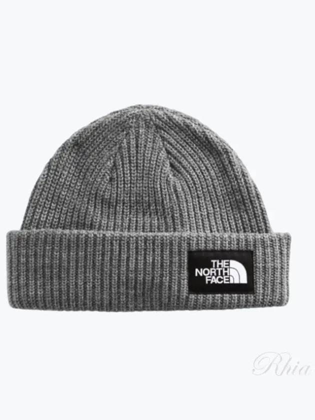 Salty Lined Ribbed Acrylic Beanie Grey - THE NORTH FACE - BALAAN 2