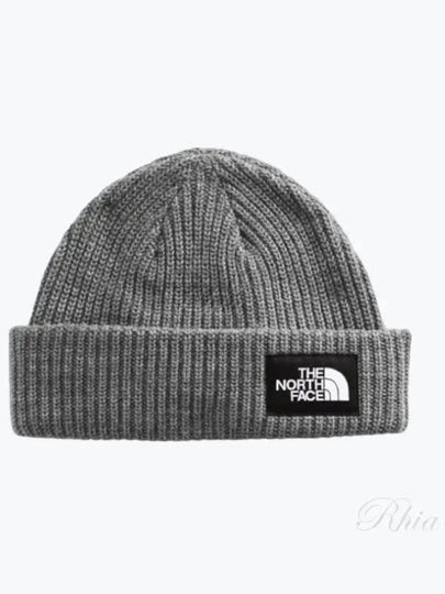 Salty Lined Ribbed Acrylic Beanie Grey - THE NORTH FACE - BALAAN 2