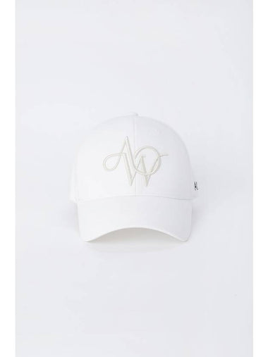 LOGO EMBROIDERED BALLCAPOFF ​​WHITE - AOW - BALAAN 1