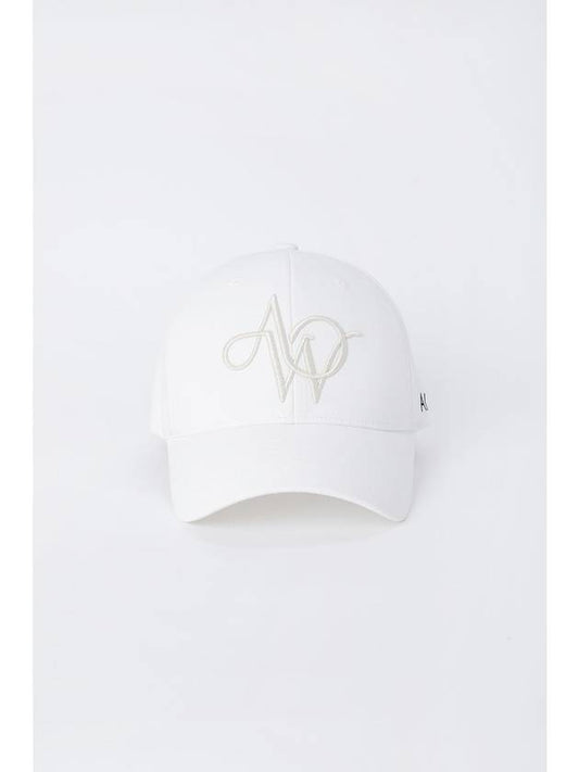 LOGO EMBROIDERED BALLCAPOFF ​​WHITE - AOW - BALAAN 1