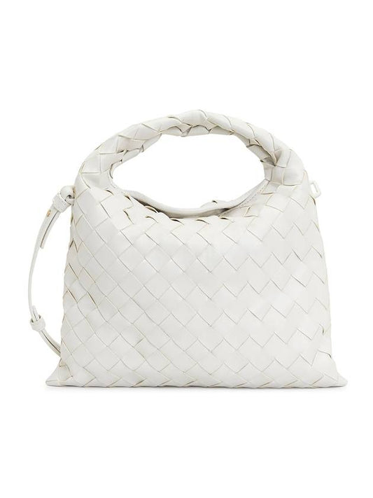 Intrecciato Mini Hop Tote Bag White - BOTTEGA VENETA - BALAAN 2