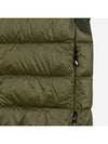 Granoble Men s High Neck Down Padding Vest Khaki 8G00003829H7 82H - MONCLER - BALAAN 4