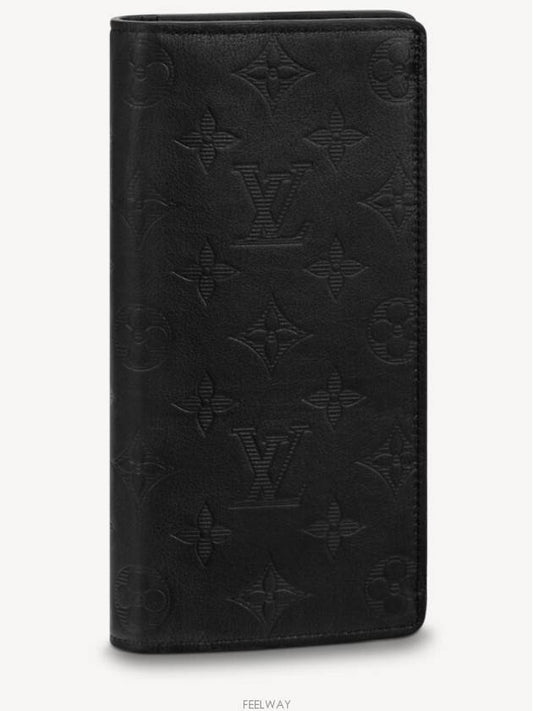 Brazza Wallet Monogram Shadow Black - LOUIS VUITTON - BALAAN 2