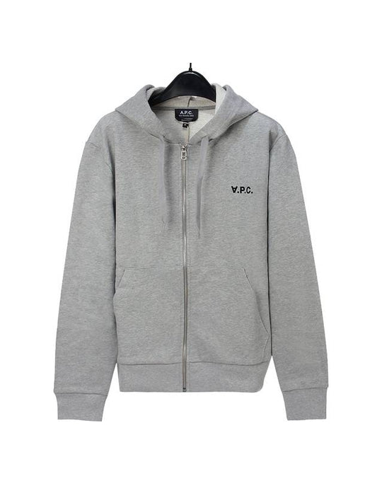 Women's Emile VPC Logo ZIp Up Hoodie Grey - A.P.C. - BALAAN 2