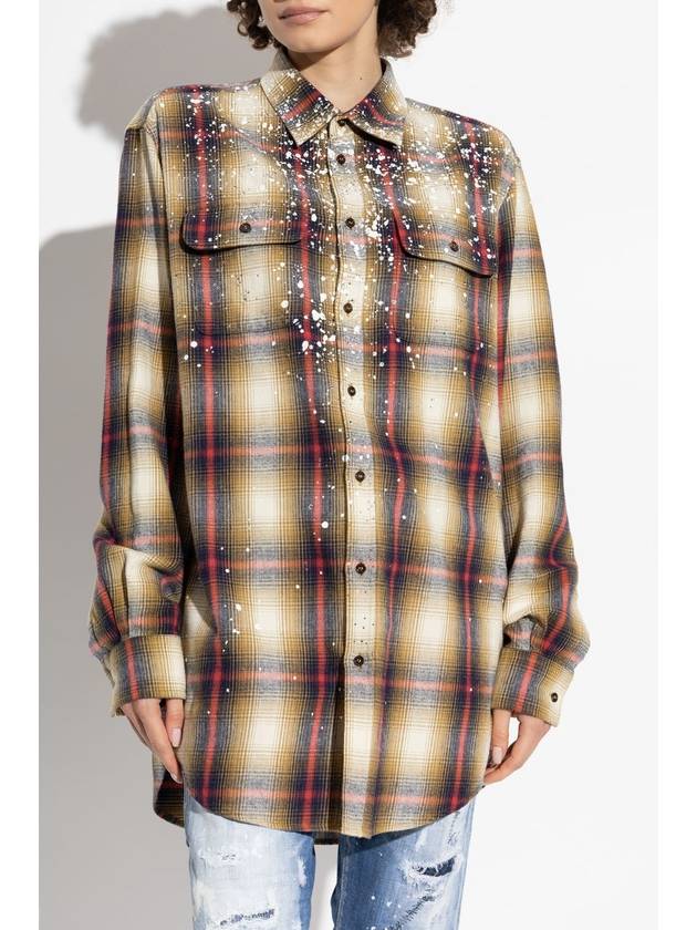 Dsquared2 Checkered Shirt, Women's, Multicolour - DSQUARED2 - BALAAN 3