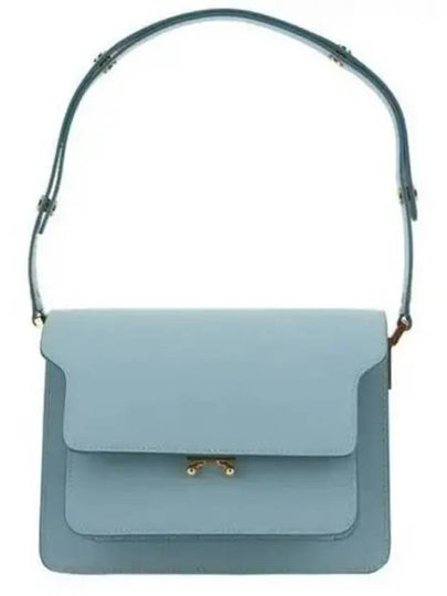 Trunk Medium Shoulder Bag Blue - MARNI - BALAAN 2