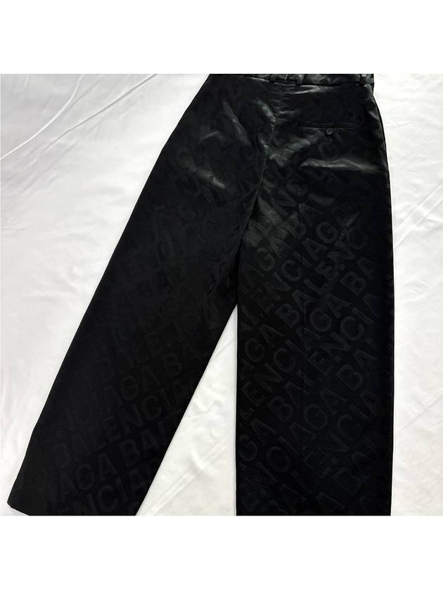 XXS Men s Over Jacquard Monogram Logo Baggy Slacks Pants - BALENCIAGA - BALAAN 9