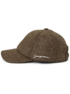 La Casquete Signature Ball Cap Dark Brown - JACQUEMUS - BALAAN 4