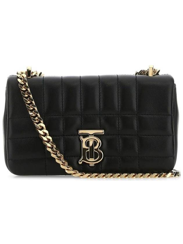 Quilted Lula Mini Leather Cross Bag Black - BURBERRY - BALAAN 2