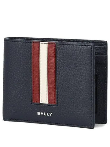 Three Stripes Ribbon Logo RBN BIFOLD ID N I5T9P 6308570 Men s Half Wallet 1085693 - BALLY - BALAAN 1