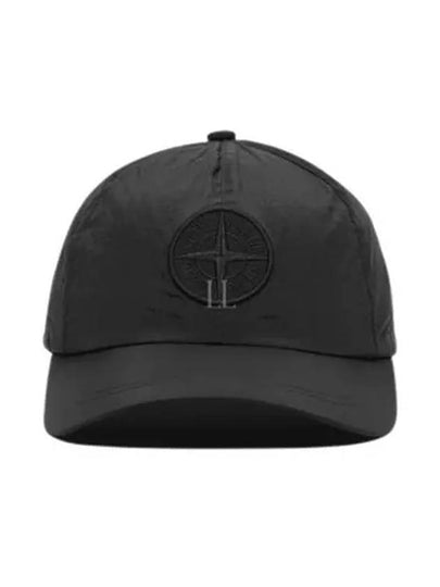 Nylon Logo Ball Cap Black - STONE ISLAND - BALAAN 2