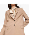 Women's Anta Single Breasted Jacket Camel - MAX MARA - BALAAN.