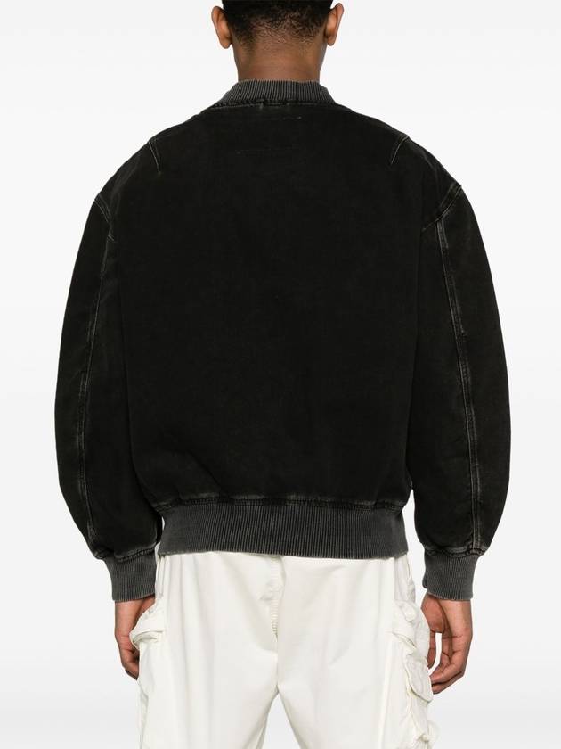 D-Vinz Bomber Jacket Black - DIESEL - BALAAN 5