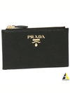 Saffiano Card Wallet Black - PRADA - BALAAN 2