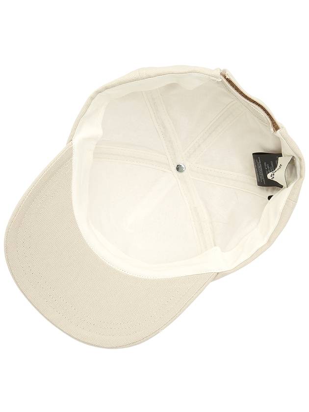 Tyron Glitter Logo Ball Cap Beige - ISABEL MARANT - BALAAN 6