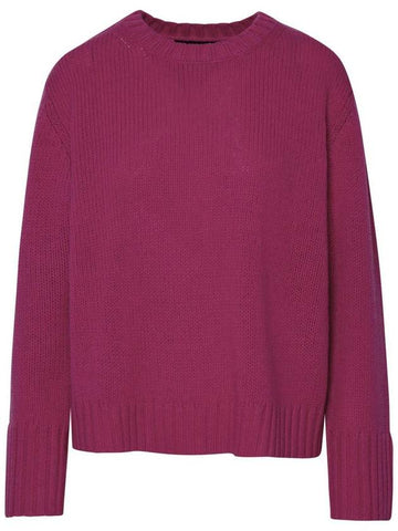 360 Cashmere 'Karine' Sweater In Fuchsia Cashmere Blend - 360 CASHMERE - BALAAN 1