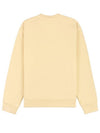 Slogan Print Cotton Long Sleeve T-shirt Beige - SPORTY & RICH - BALAAN 3