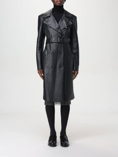 Giostra nappa leather trench coat black - MAX MARA SPORTMAX - BALAAN 2