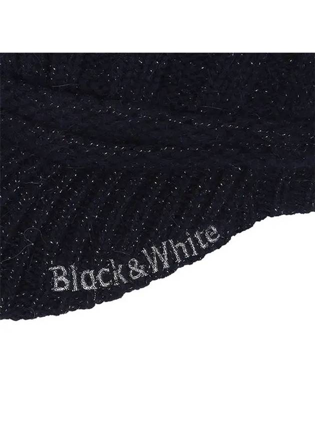 Women’s Knit Ball Cap 8512LXAKNAVY - BLACK&WHITE - BALAAN 4